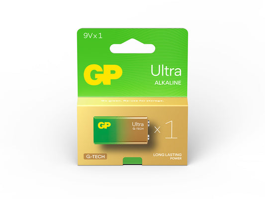 GP Batteries - Alkaline Battery PP3 9V