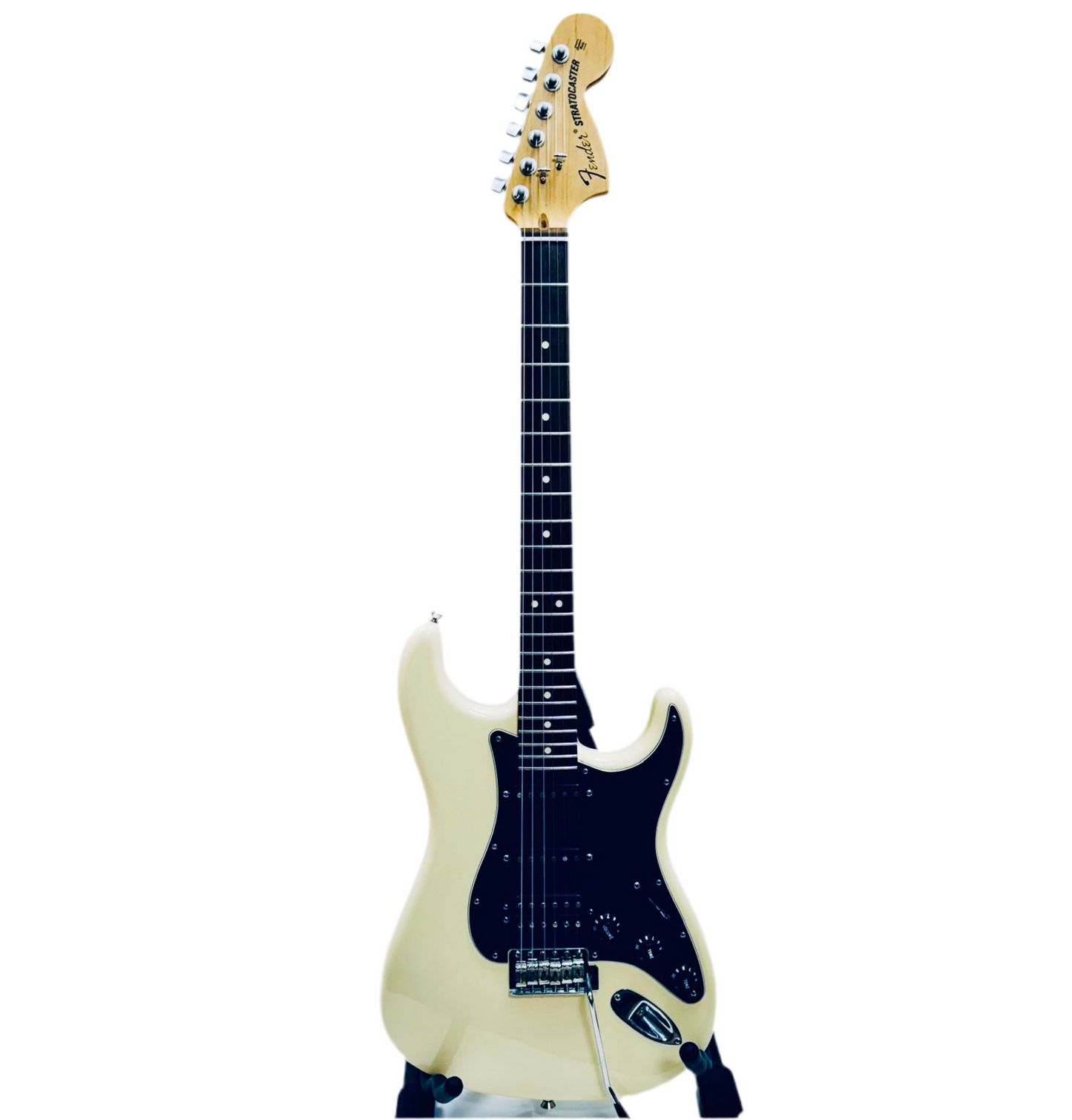 Pre-Owned Fender American Stratocaster Permofrmer HSS Vintage White - USA