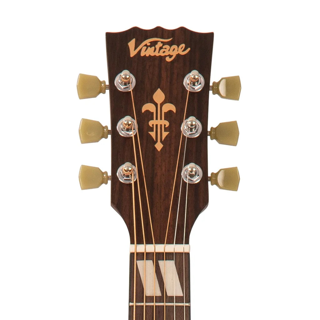 Vintage V160VSB Historic Series 'Orchestra' Acoustic Guitar ~ Vintage Sunburst