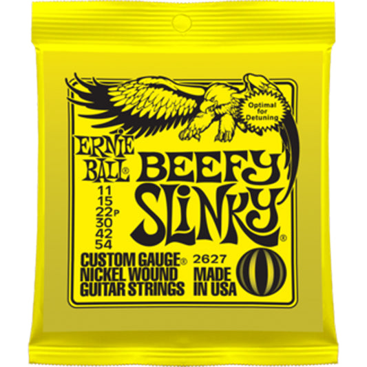 Ernie Ball Beefy Slinky Nickel Wound Electric Guitar Strings 11-54