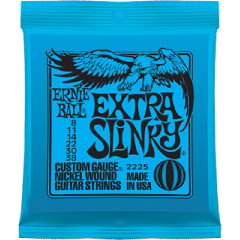 Ernie Ball Extra Slinky Nickel Wound Electric Guitar Strings 8-38