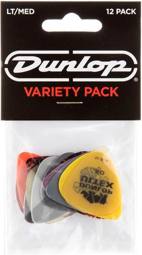 Dunlop LIGHT/MEDIUM PICK VARIETY PACK x12 Pack