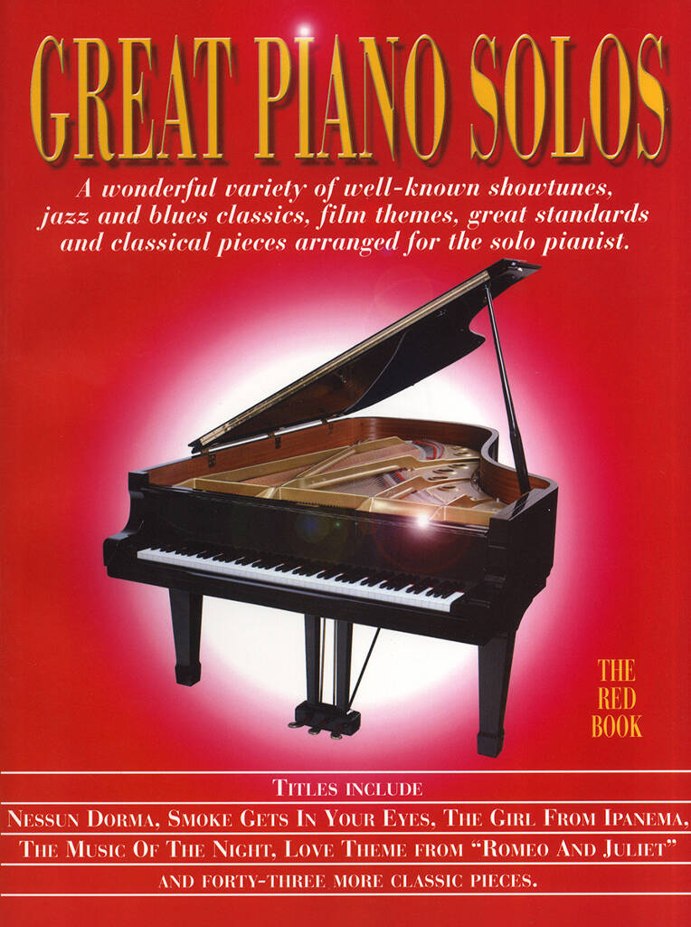 GREAT PIANO SOLOS - THE RED BOOK