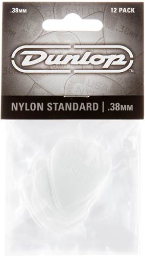 Dunlop NYLON STANDARD PICK .38MM x12 Pack