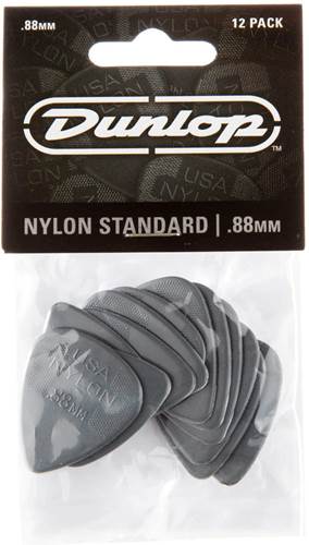 Dunlop NYLON STANDARD PICK .88MM x12 Pack