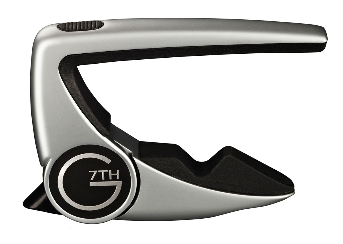 G7th Capo Acoustic / Electric Guitar (Silver)