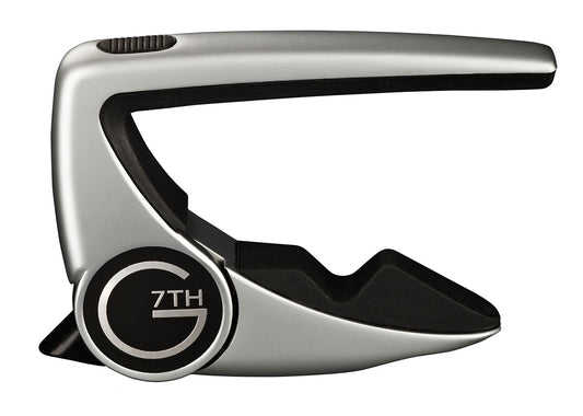 G7th Capo Acoustic / Electric Guitar (Silver)