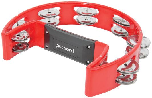 Chord Tambourine - Single D Red