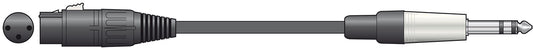 Chord Classic XLRF to 6.3mm TRS Jack - 6.0m