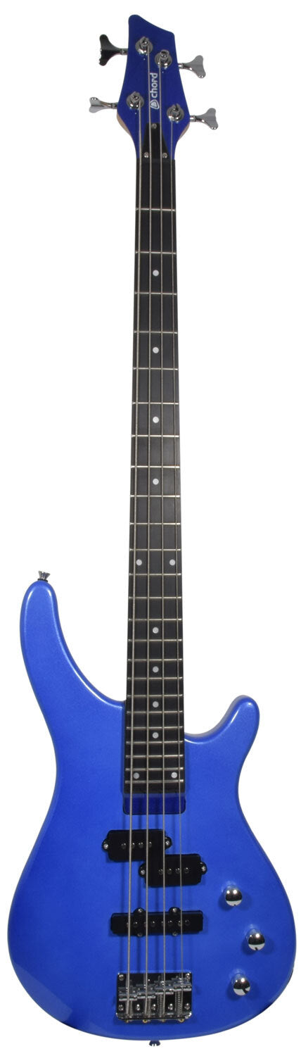 Chord CCB90 Bass Guitar - Metallic Blue