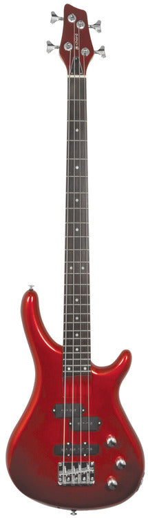 Chord CCB90 Bass Guitar - Metallic Red