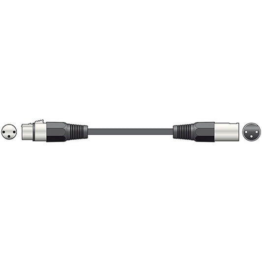 Essential Microphone Leads XLR Female - XLR Male (6.0m)