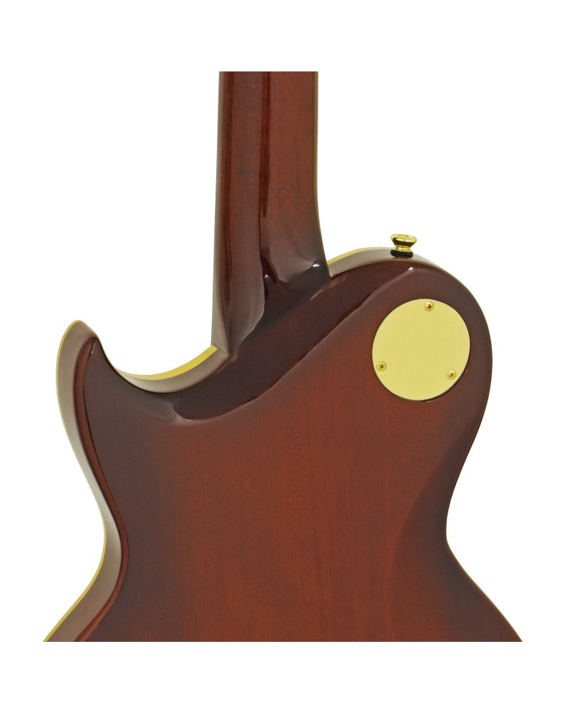 Aria Pro II PE-F80 Custom Electric Guitar - Stained Brown
