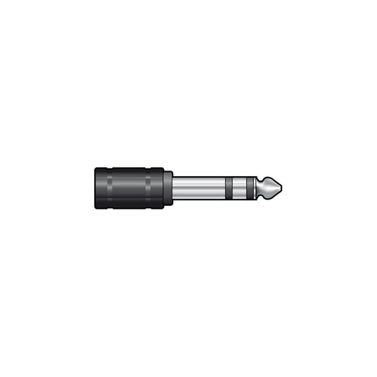 6.3mm Stereo Jack Plug - 3.5mm Stereo Jack Socket