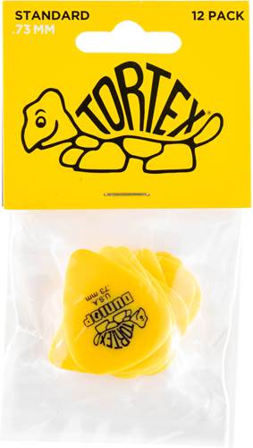 Dunlop TORTEX® STANDARD PICK .73MM x12 Pack