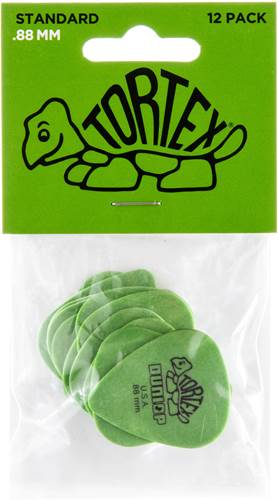 Dunlop TORTEX® STANDARD PICK .88MM x12 Pack