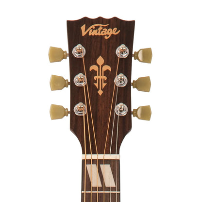 Vintage V160VSB Historic Series 'Orchestra' Acoustic Guitar ~ Vintage Sunburst