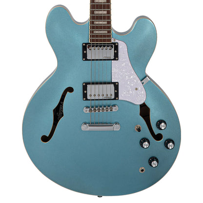 Vintage Limited Edition VSA500 ReIssued Semi Acoustic Guitar ~ Gun Hill Blue