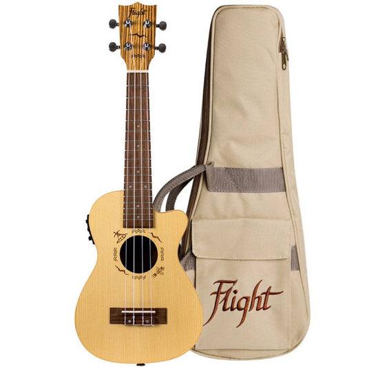 Flight Flight DUC328CEQ Electro-Acoustic Concert Ukulele