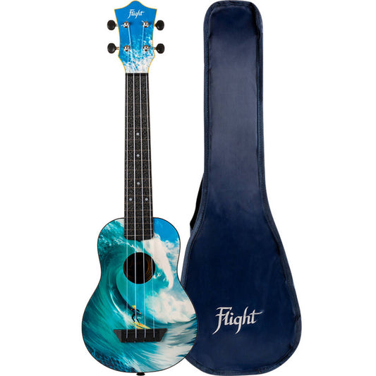 FLIGHT TUS25 ABS TRAVEL UKULELE - SURF