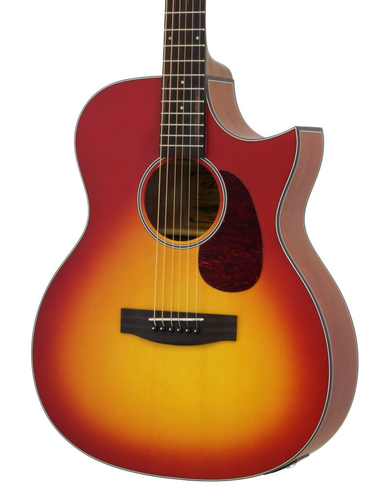 Aria 101CE Cherry Sunburst