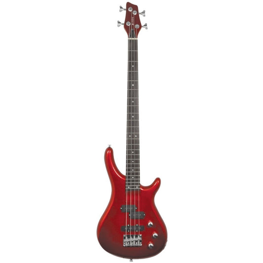 Chord CCB90 Bass Guitar - Metallic Red