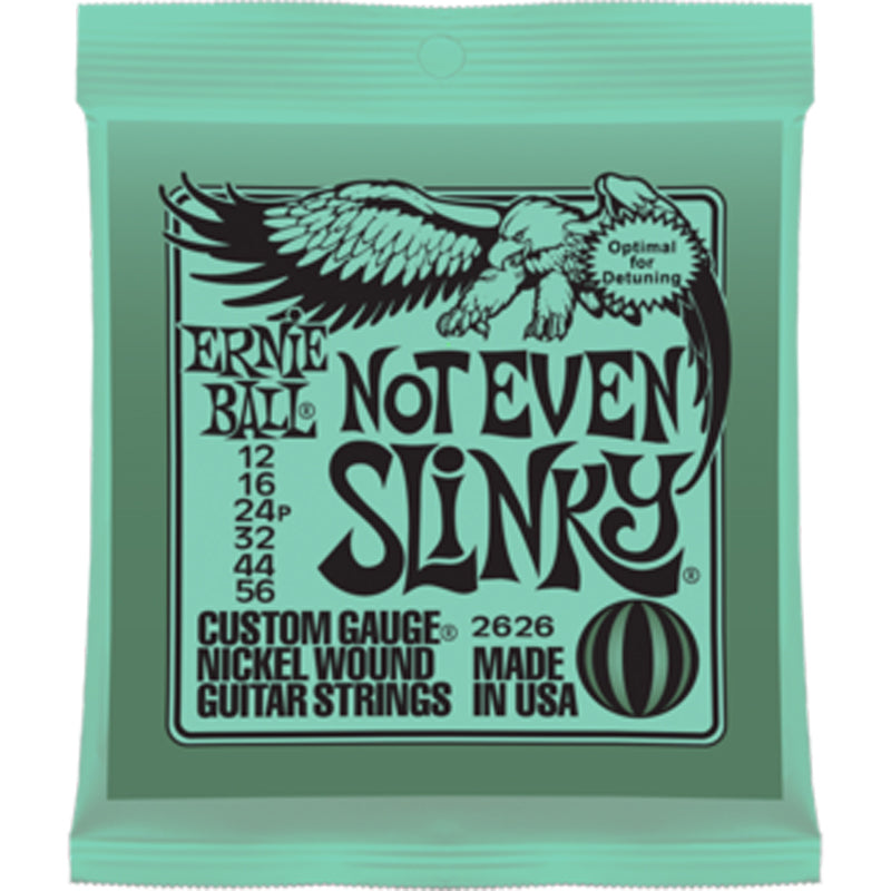 Ernie Ball Not Even Slinky Nickel Wound Guitar Strings 12-56