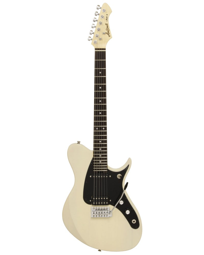 Aria Pro II Jet 1 Electric Guitar - See-Through Vintage White