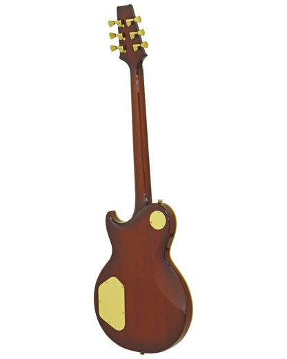 Aria Pro II PE-F80 Custom Electric Guitar - Stained Brown