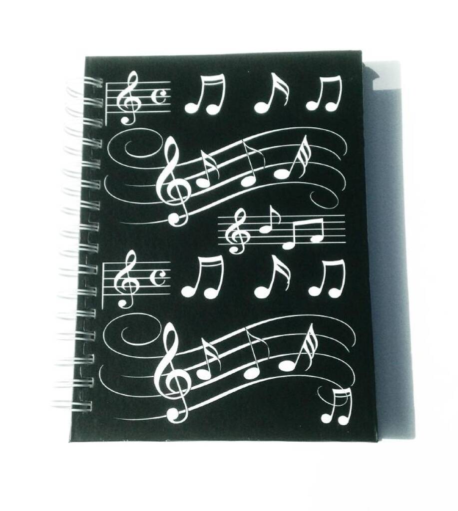 Little Snoring Gifts: A6 Hardback Spiral Bound Notebook – Piano Keys