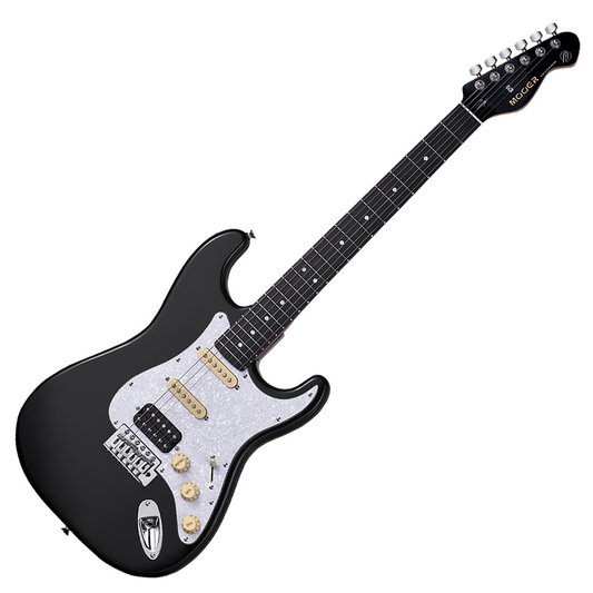 MOOER MSC10 PRO GUITAR - BLACK (PEARL WHITE PG)