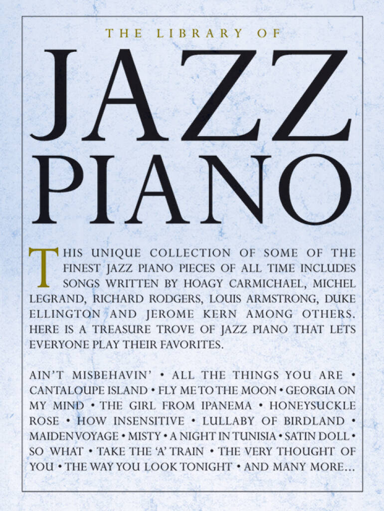 The Library Of Jazz Piano