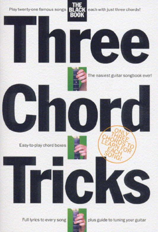 THREE CHORD TRICKS: THE BLACK BOOK (GUITAR)