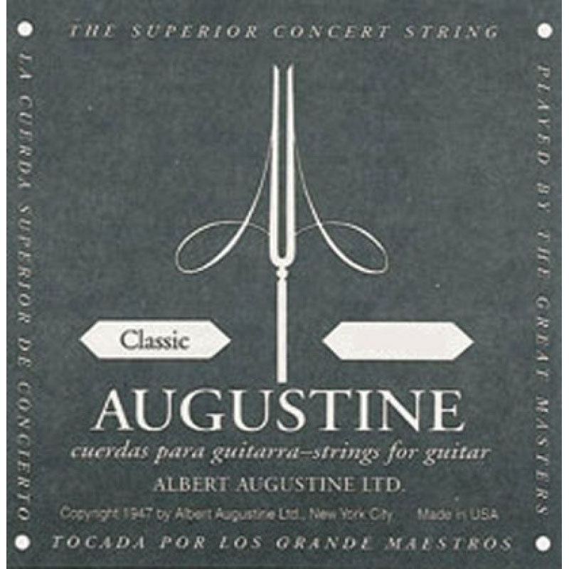 Augustine Black Label E (High) String (Classical Guitar)