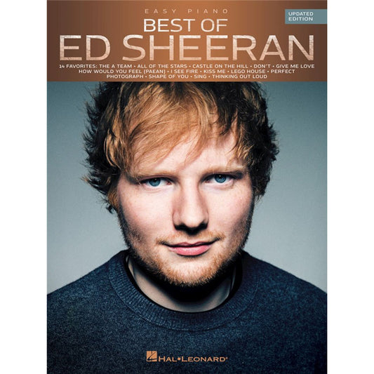 Best Of Ed Sheeran (Updated Edition) Easy Piano Book
