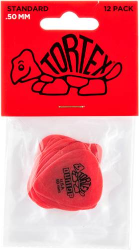 Dunlop TORTEX® STANDARD PICK .50MM x12 Pack